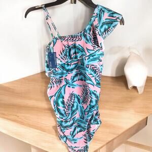 NWT Summer Mae One Piece Maternity Swimsuit, Small (4-6)